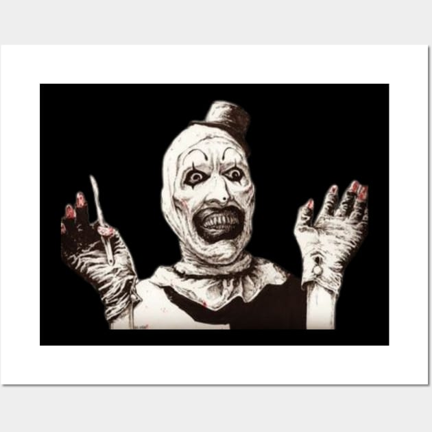 Terrifier-Art the clown Wall Art by Brush-Master